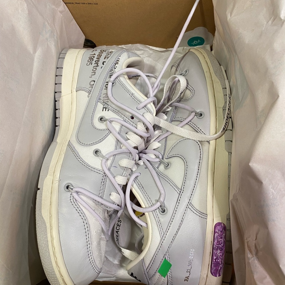 Lot #3 off white Nike dunks sz 8.5